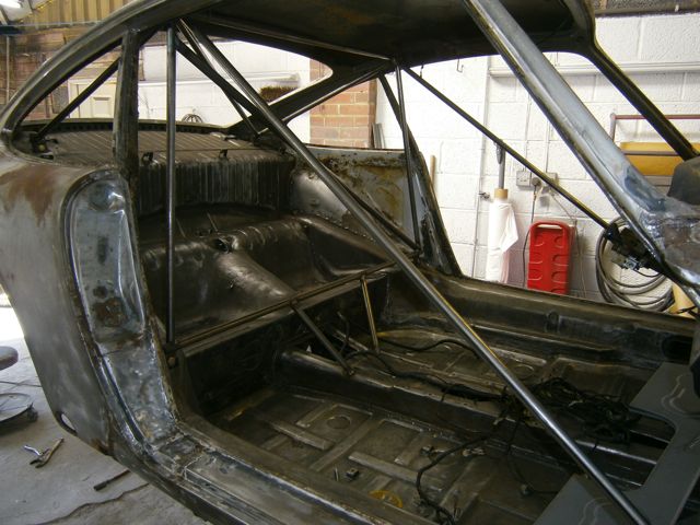 given the amount of car that is going to be cut away, we need to hold the roof up and the rear quarters apart